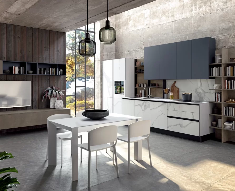 Open space cucine moderne con isola Open space cucine moderne con isola