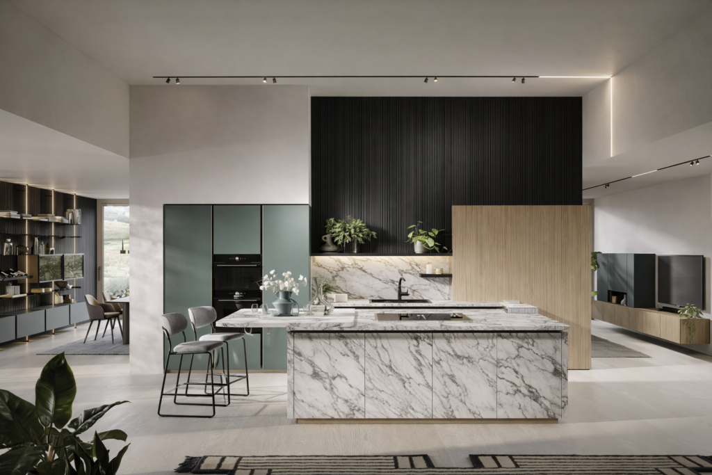 cucin con isola grande