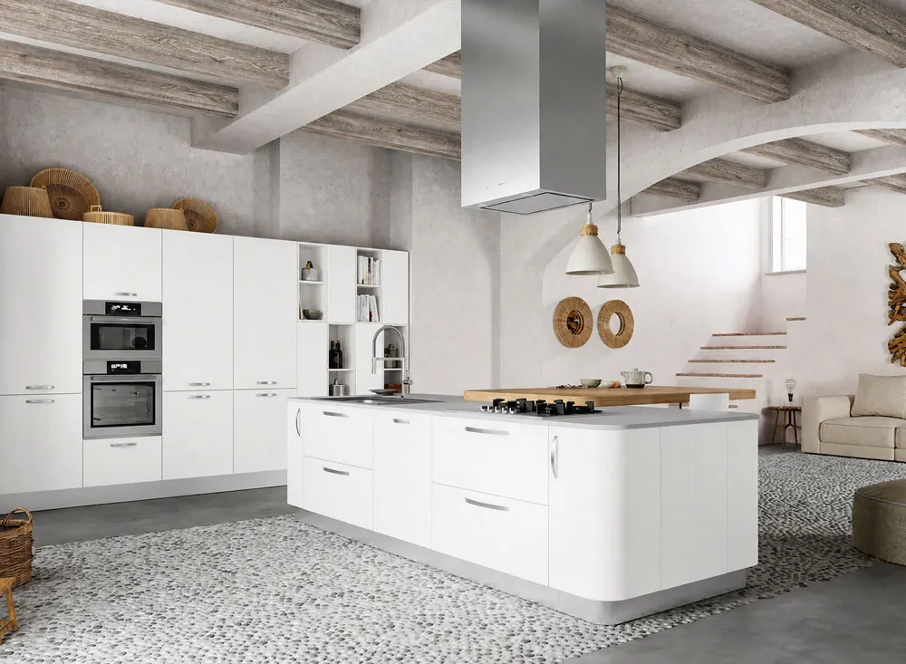 cucina moderna bianca